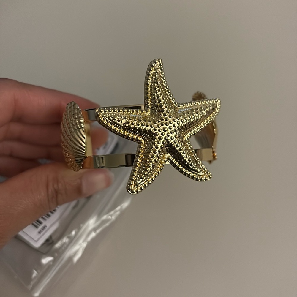 Gold Starfish Marine Bracelet